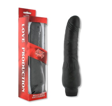 Lekko elastyczny wibrator penis realistyczny 22cm